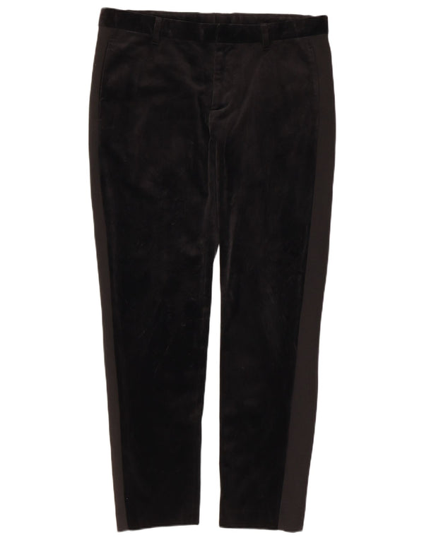 Женские узкие брюки чинос Zara EU 40 Medium W31 L28 Черные вискозы