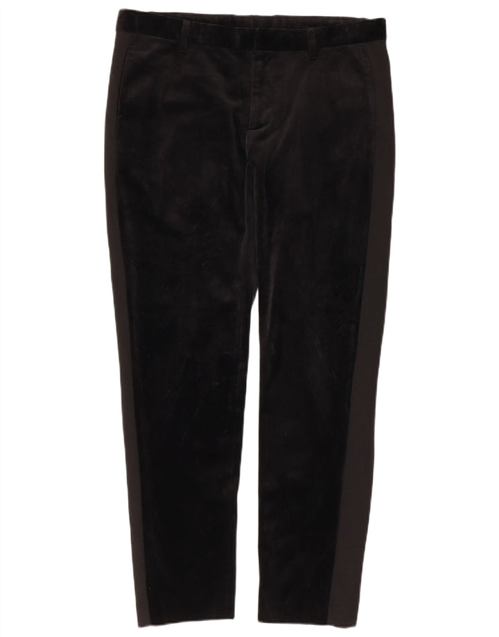 Женские узкие брюки чинос Zara EU 40 Medium W31 L28 Черные вискозы