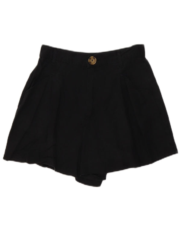 Женские шорты с высокой талией Zara XS W24, черные