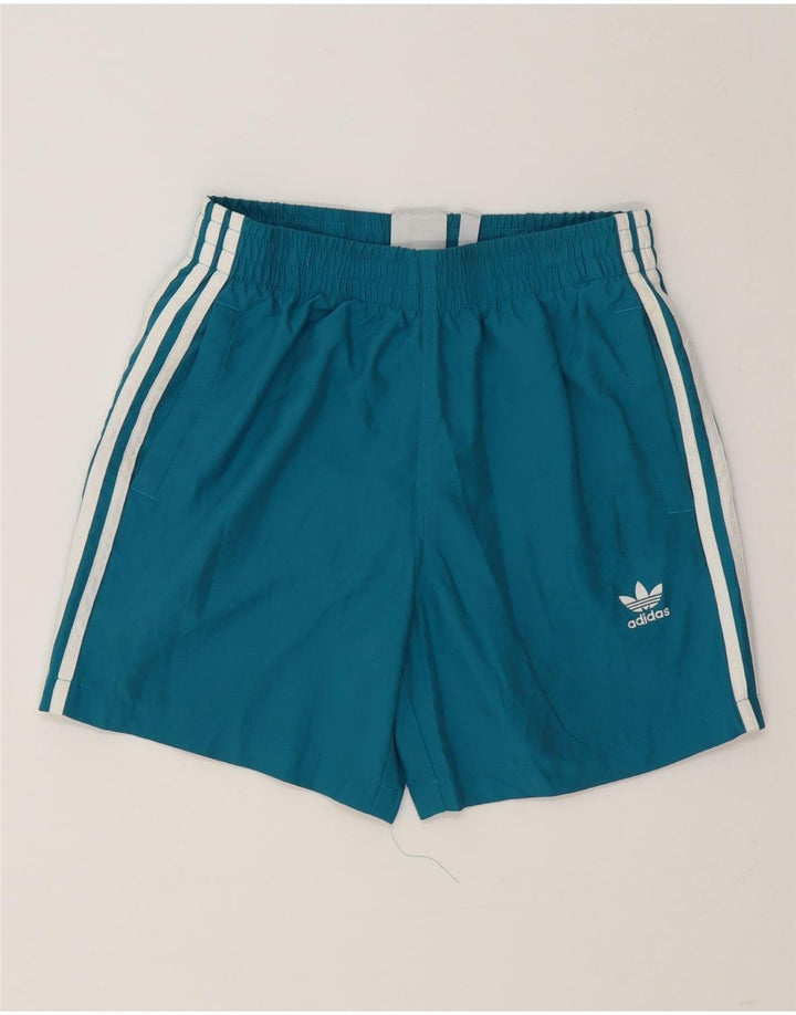 Женские спортивные шорты Adidas UK 8, маленькие синие, полиэстер