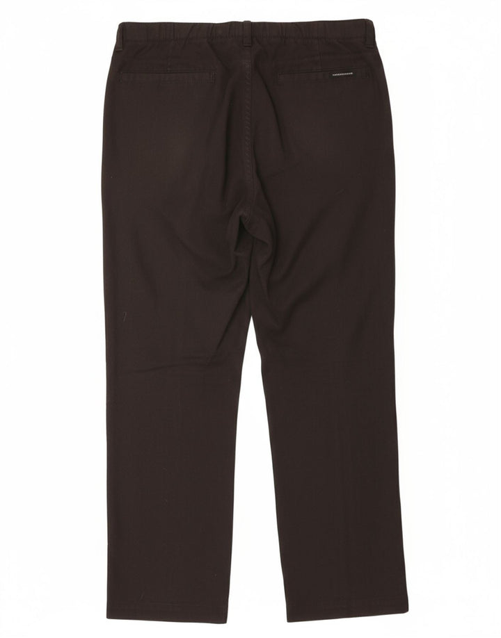 TRUSSARDI Mens Straight Casual Trousers W36 L32 Grey