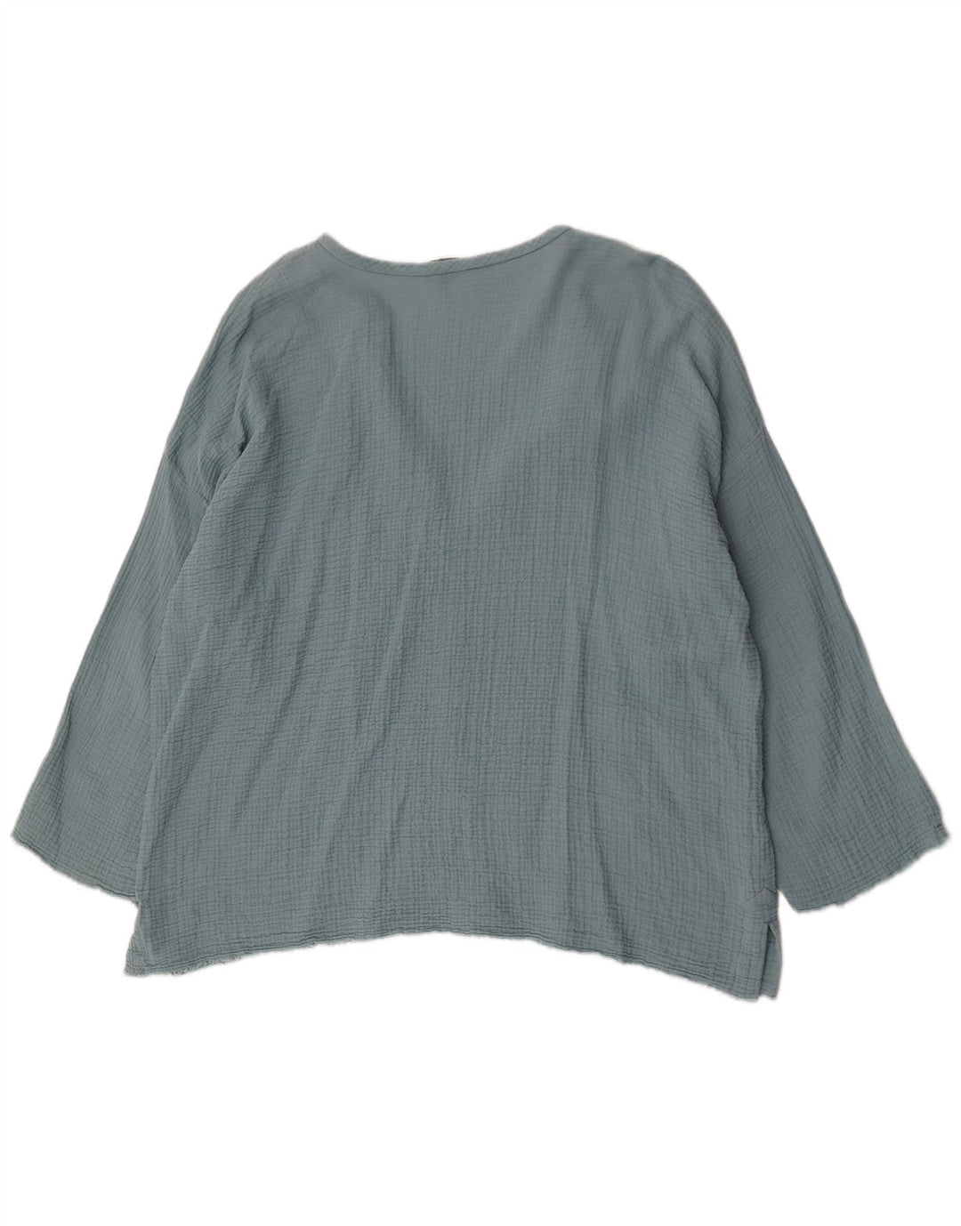 Женская туника оверсайз Zara UK 18 XL, синий хлопок