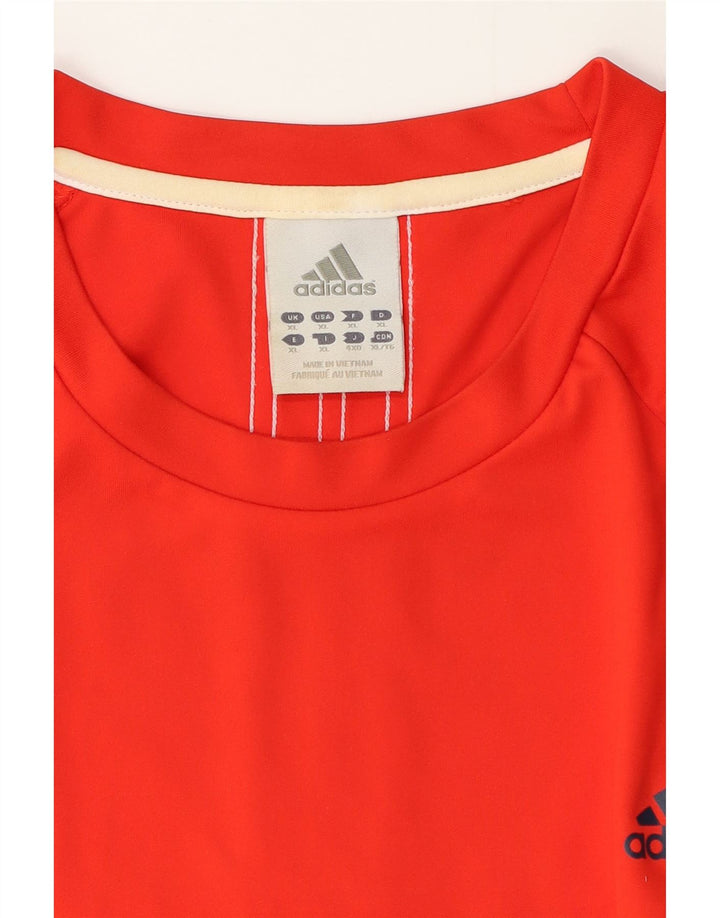 Мужская футболка Adidas Top XL Красная с цветными блоками