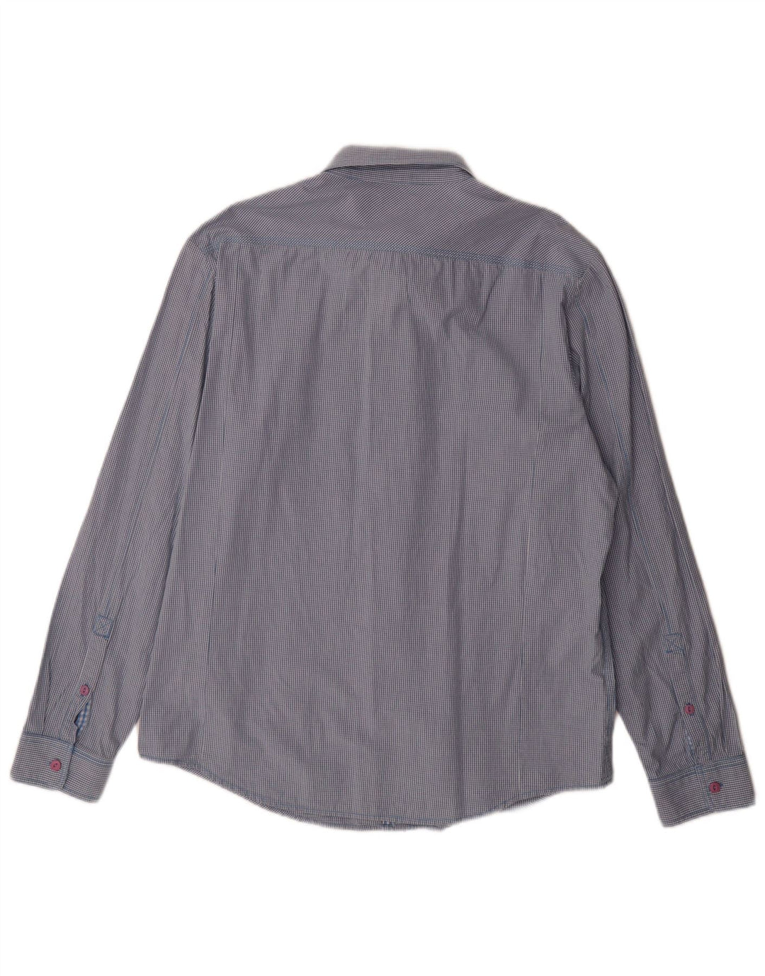 Мужская рубашка Lee 2XL, синяя, хлопок в мелкую клетку