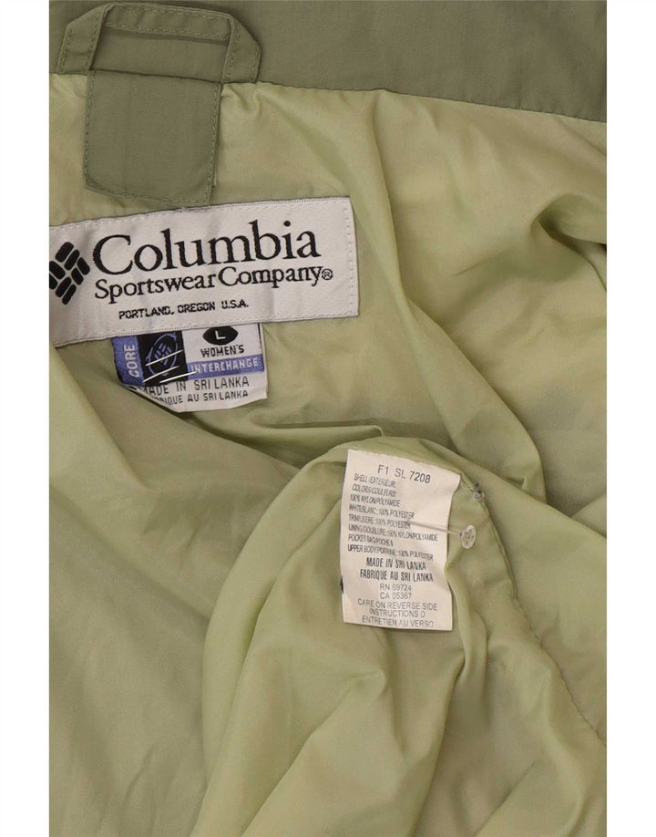 Женская дождевик свободного кроя Columbia Interchange UK 16, большой зеленый цвет