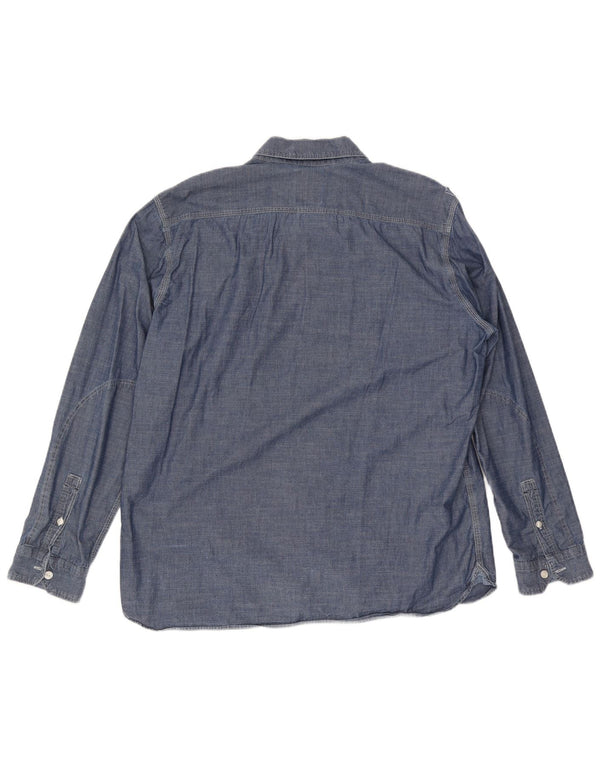 Мужская рубашка стандартного кроя Levi's XL темно-синяя