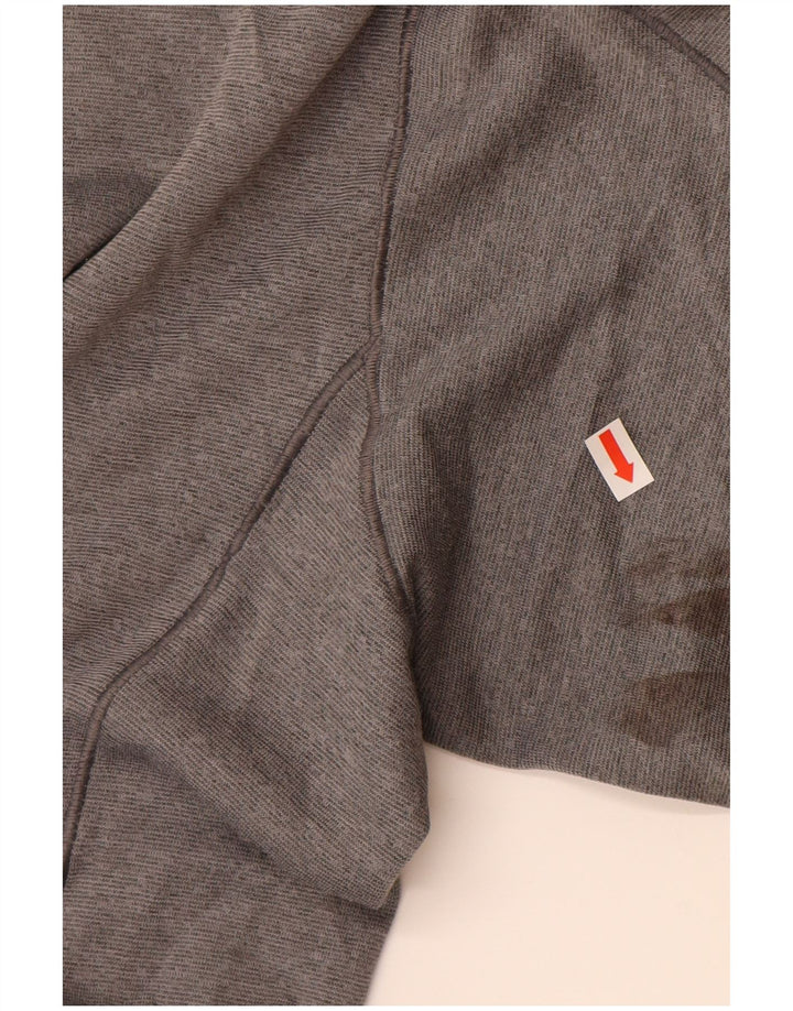 PATAGONIA Мужской пуловер с воротником на молнии, спортивный костюм, большой серый полиэстер