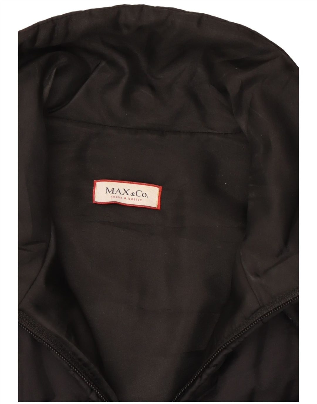 Женская стеганая куртка Max & Co. UK 10, маленькая, черная, полиамид