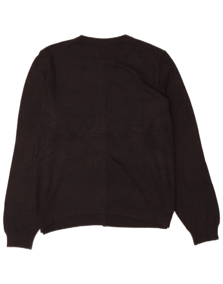 Женский кардиган MARKS & SPENCER UK 20 2XL, черный вискоза