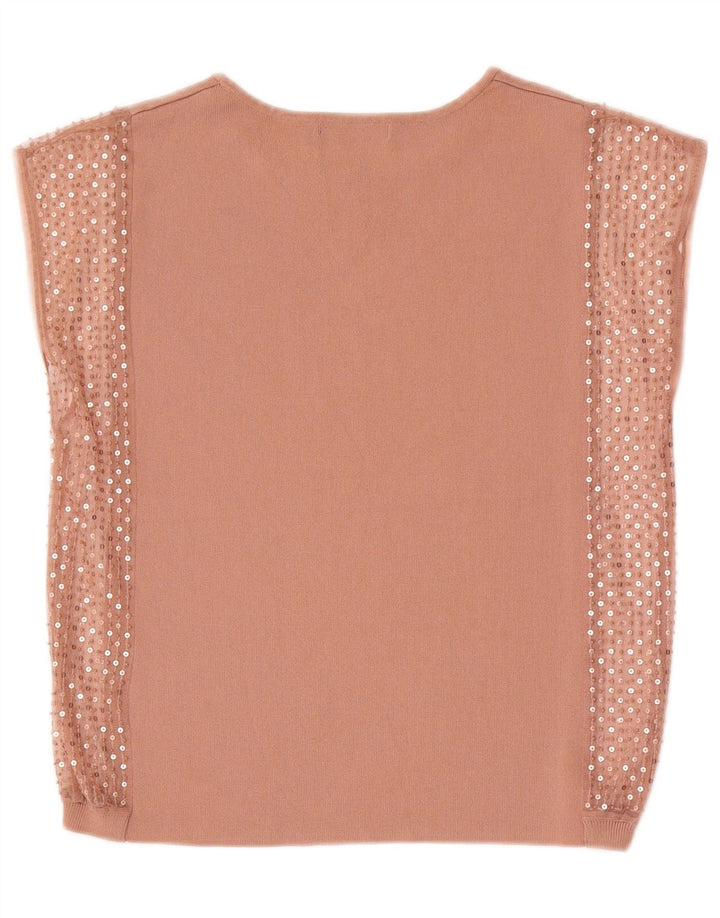 Женская блузка Zara Top UK 14, средний бежевый