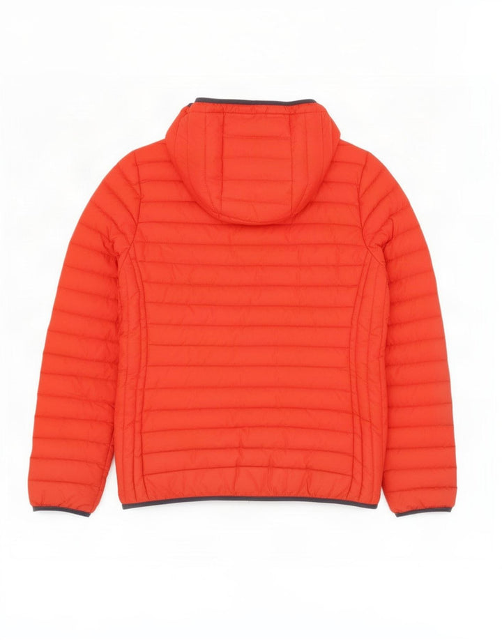 Женская утепленная куртка с капюшоном Superdry UK 14, средний красный нейлон
