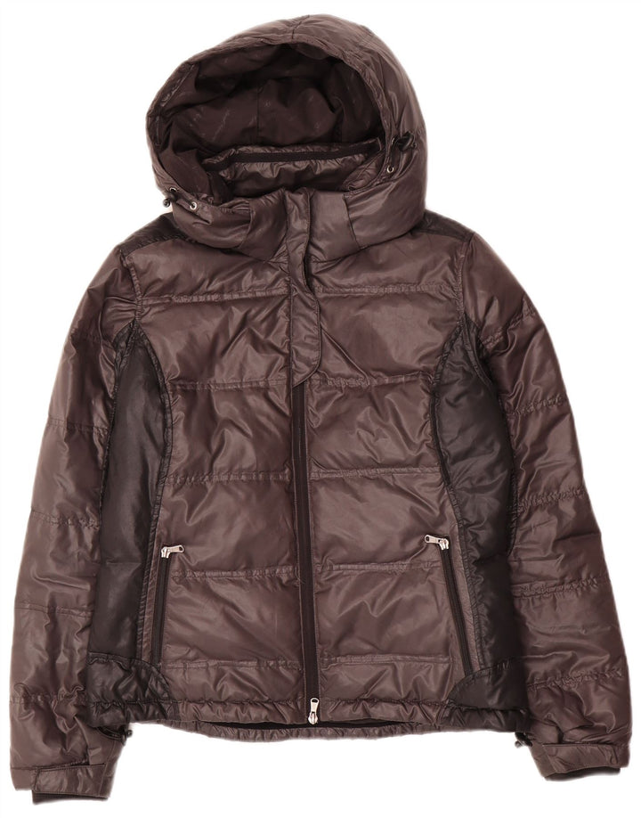 Женская стеганая куртка Conte of Florence IT 44 Medium Brown Colorblock