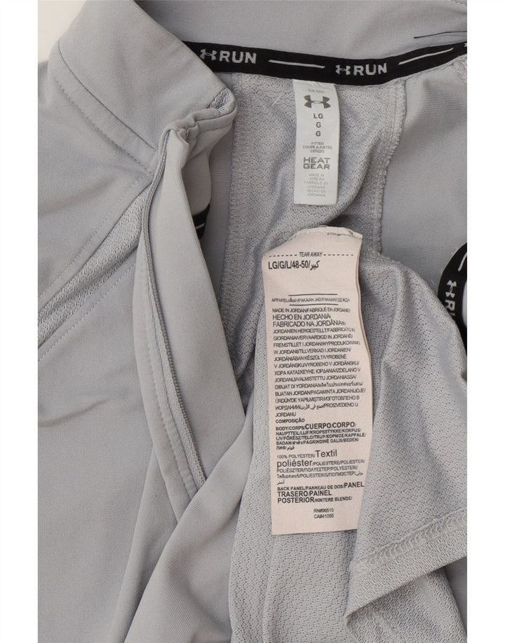Женский спортивный пуловер Under Armour Heat Gear, топ UK 16, большой серый цвет