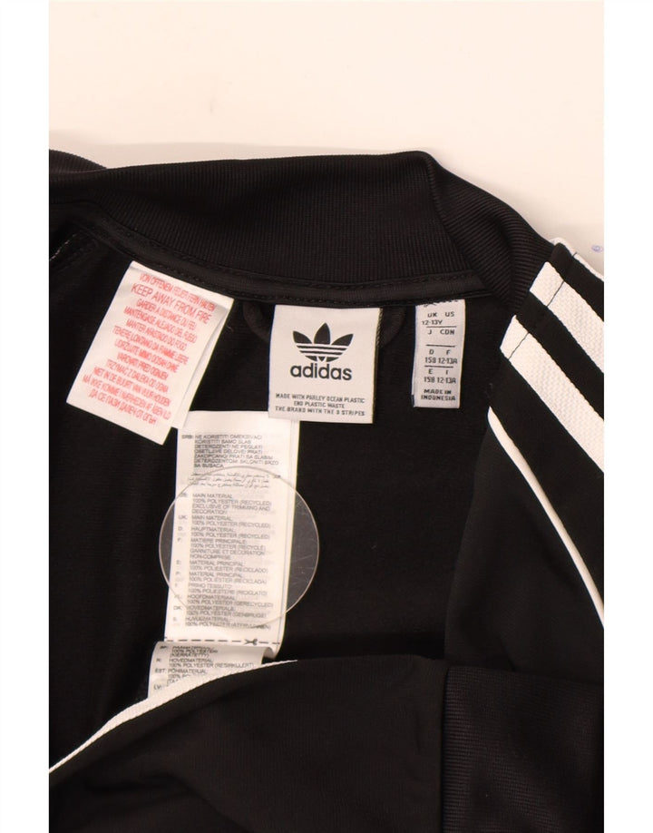Спортивный костюм Adidas для мальчиков 12-13 лет, черный полиэстер