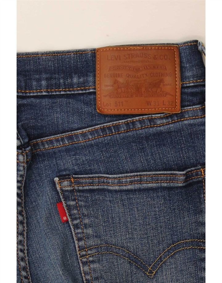 Мужские джинсы Levi's Slim 511 W31 L32 синие, хлопок