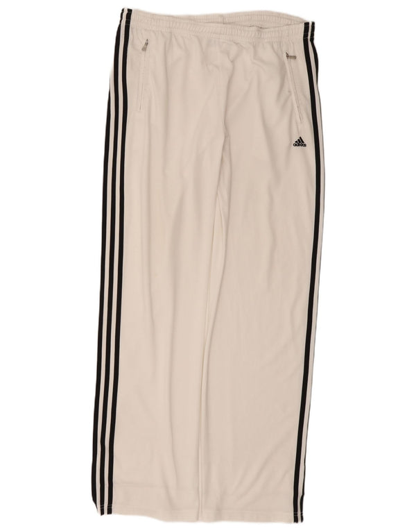 Мужские спортивные брюки ADIDAS UK 42/44, большой белый полиэстер