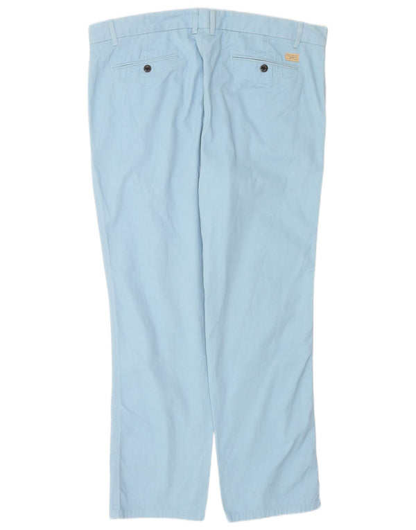 Мужские брюки-чиносы Marks & Spencer W40 L31 синие, хлопок