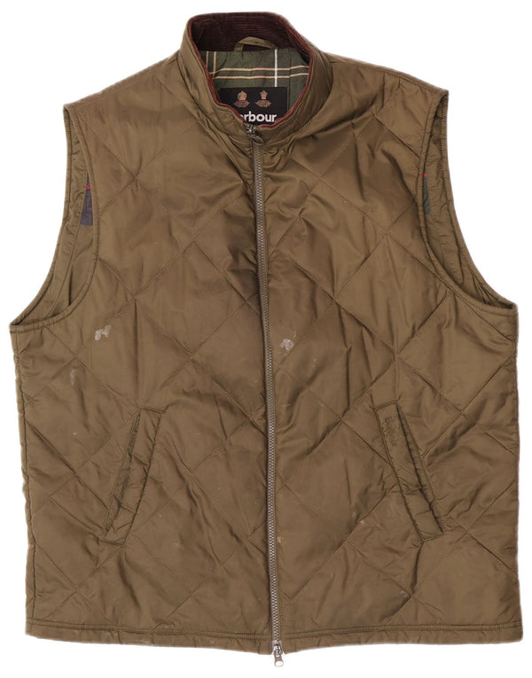 Мужской стеганый жилет Barbour UK 42 XL хаки из полиамида