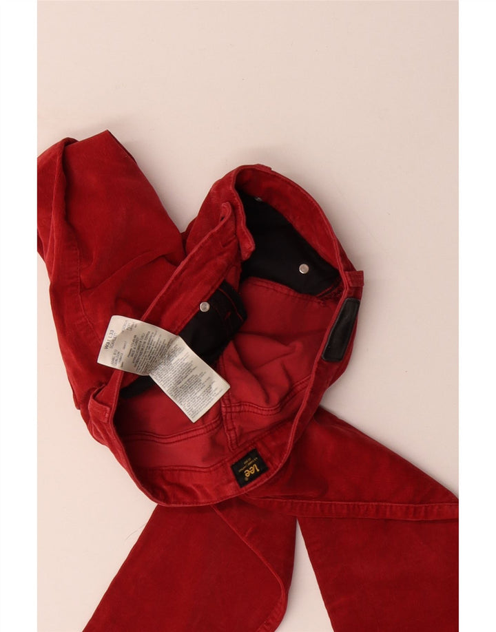 Женские вельветовые брюки скинни LEE Scarlett W31 L33, красный хлопок