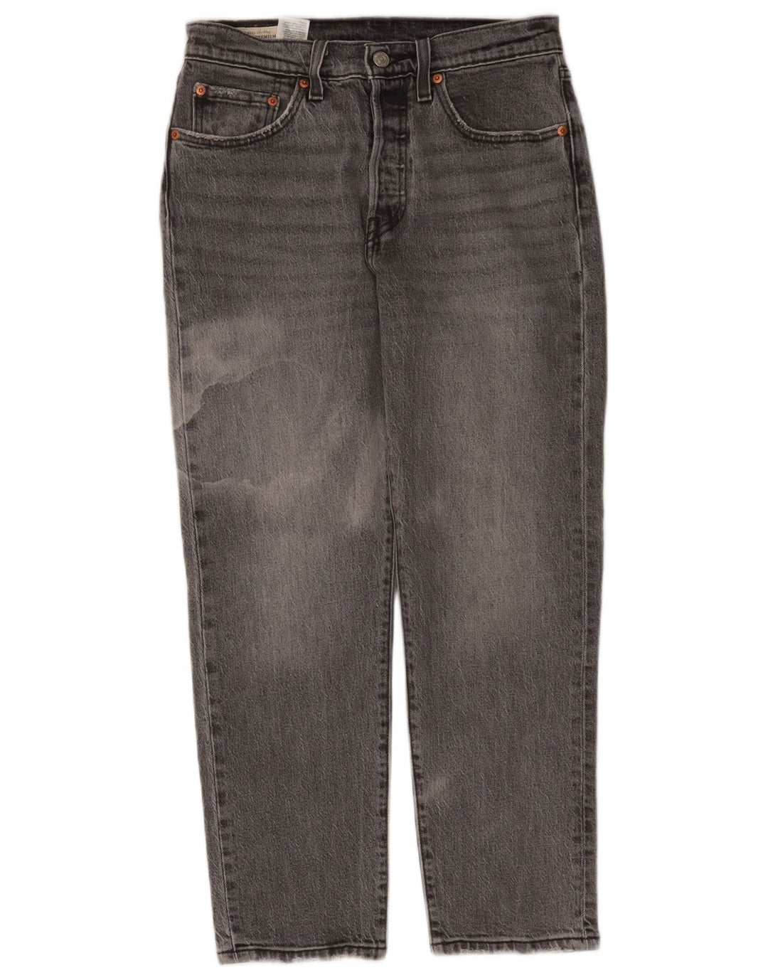 Женские прямые джинсы Levi's 501 W27 L26, серый хлопок