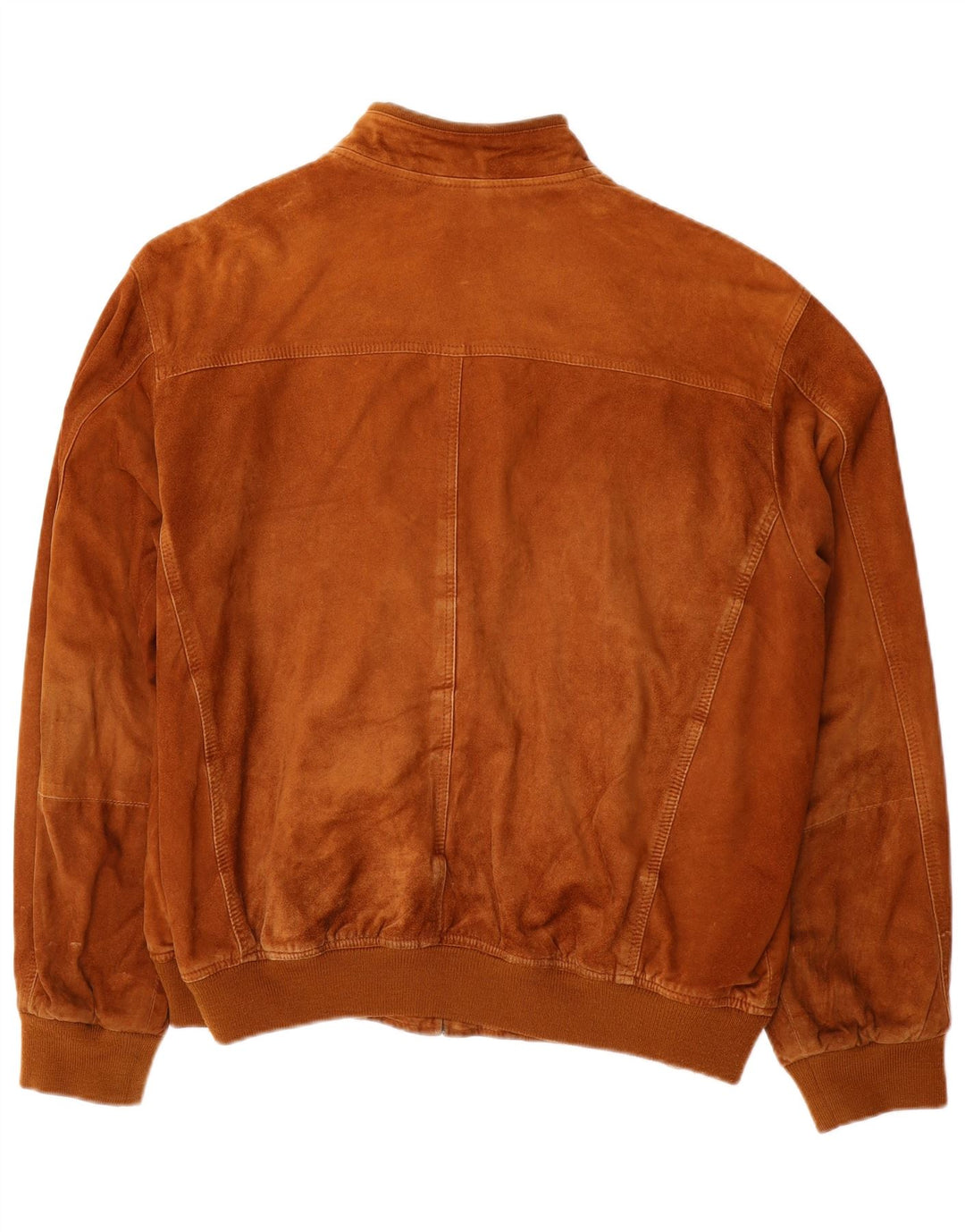 Мужской замшевый бомбер VINTAGE IT 54 2XL Бежевый кожаный