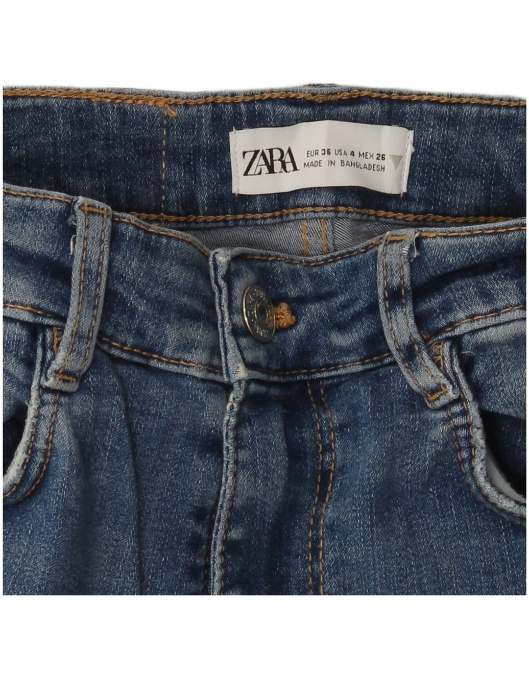 Женские джинсы скинни ZARA EU 36 XS W26 L27 Синие
