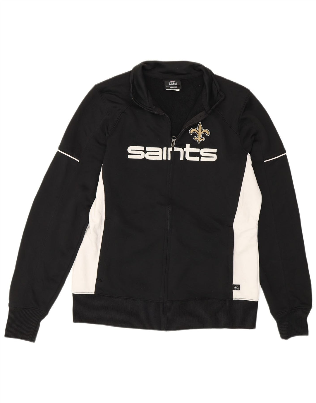 Женский спортивный костюм NFL New Orleans Saints, верхняя куртка UK 14, средний черный