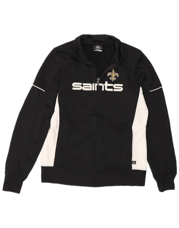 Женский спортивный костюм NFL New Orleans Saints, верхняя куртка UK 14, средний черный
