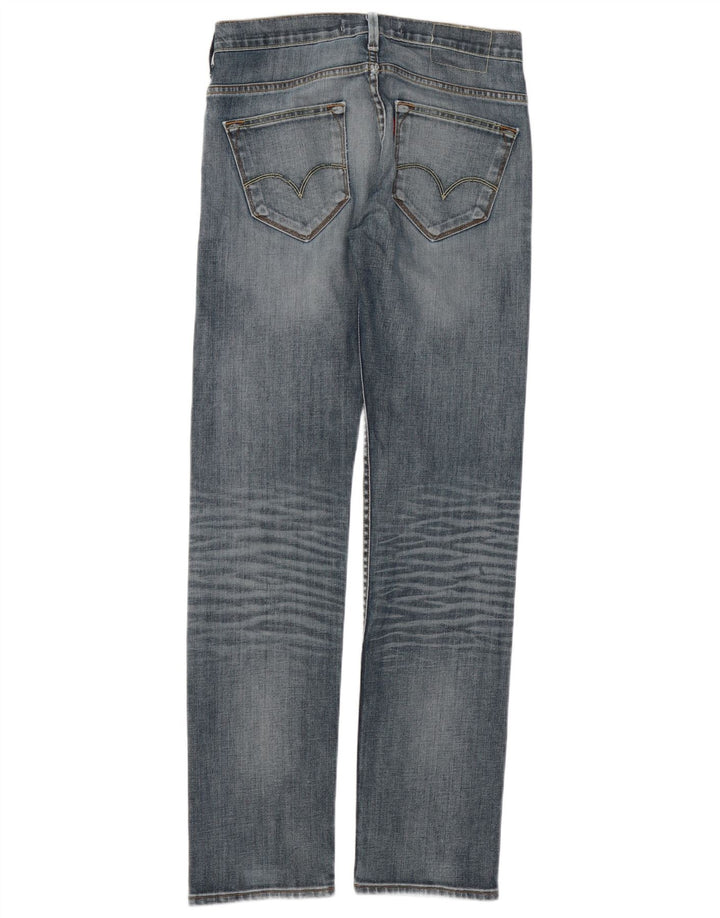 Мужские прямые джинсы Levi's 504 W30 L34 синие, хлопок