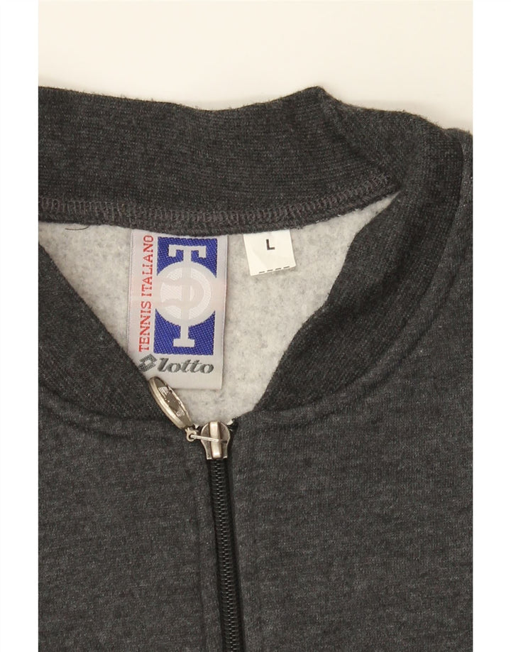 LOTTO Mens Sleeveless Tracksuit Top Jacket Large Grey Polyester Vintage Lotto and Second-Hand Lotto from Messina Hembry 