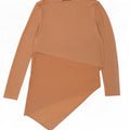 Женская асимметричная туника Zara UK 12 Medium Beige