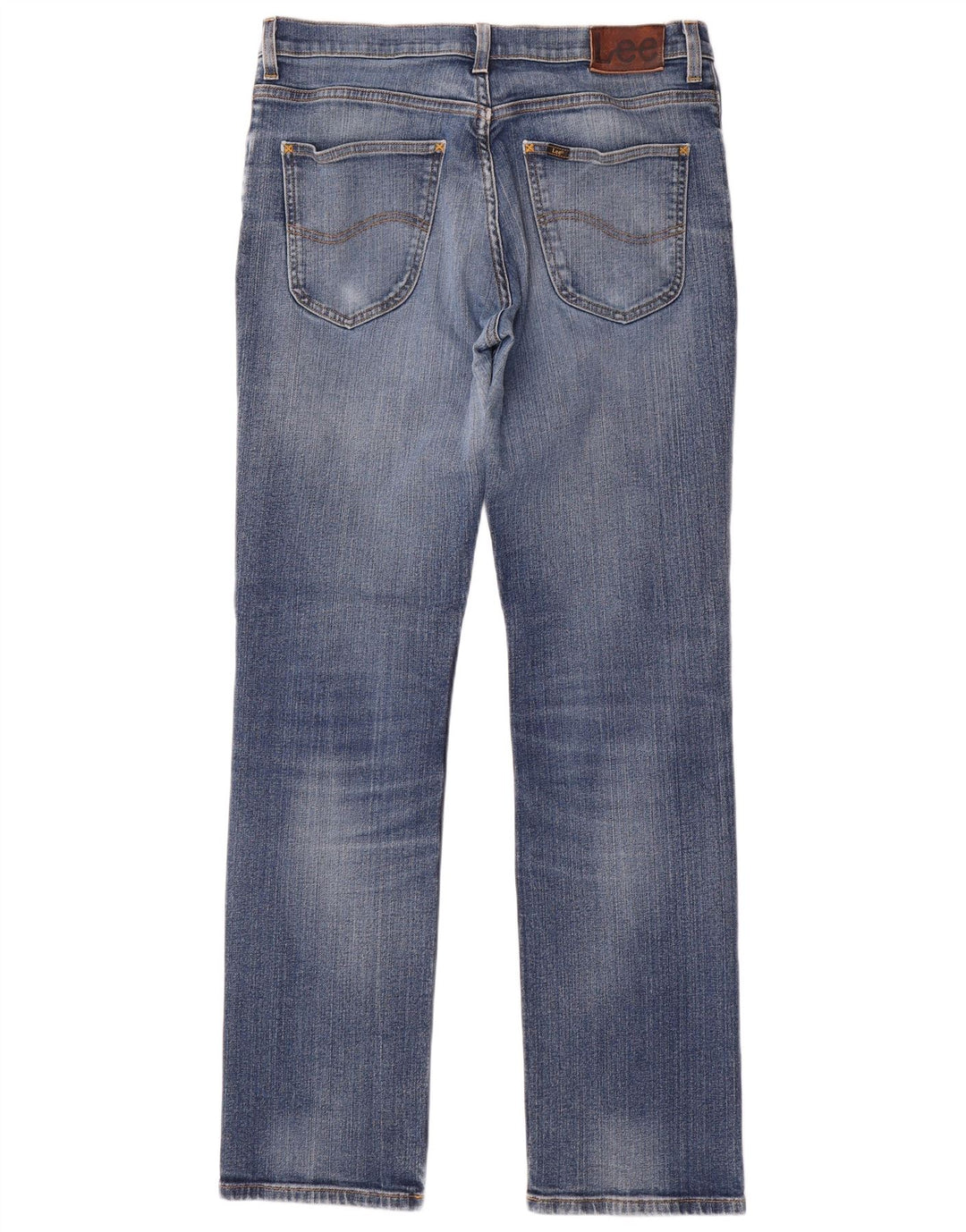 Мужские прямые джинсы Lee Brooklyn W34 L34, синий хлопок