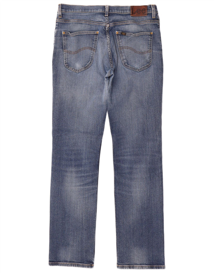 Мужские прямые джинсы Lee Brooklyn W34 L34, синий хлопок