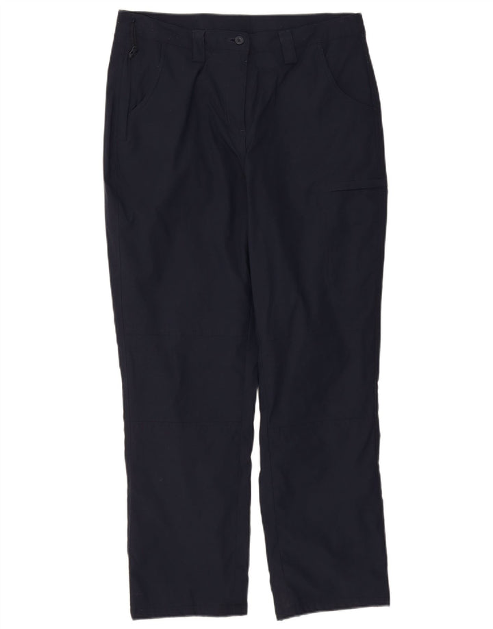 MOUNTAIN WAREHOUSE Womens Cargo Trousers UK 12 Medium W32 L29 Navy Blue