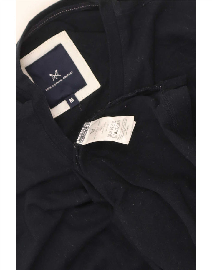 Crew Clothing Мужская футболка Верх среднего размера Темно-синий хлопок
