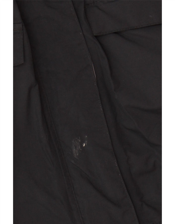 Женская дождевик с капюшоном Mountain Warehouse UK 14, большой черный нейлон