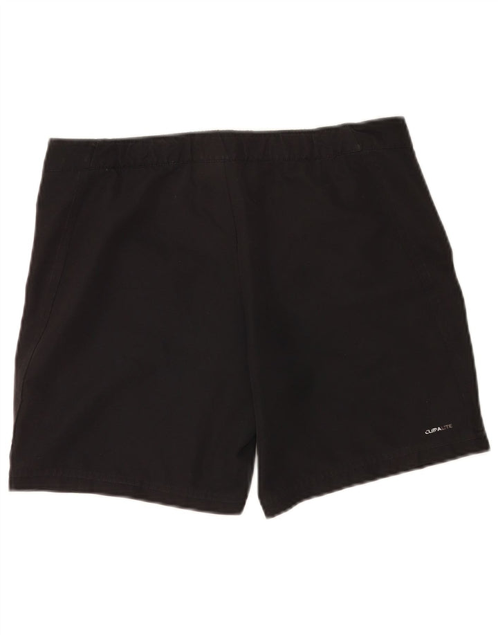 Женские спортивные шорты Adidas Climalite UK 12, средний черный, полиэстер