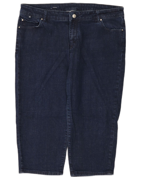 Crew Clothing Женские укороченные джинсы UK 18 XL W38 L19 Темно-синий хлопок