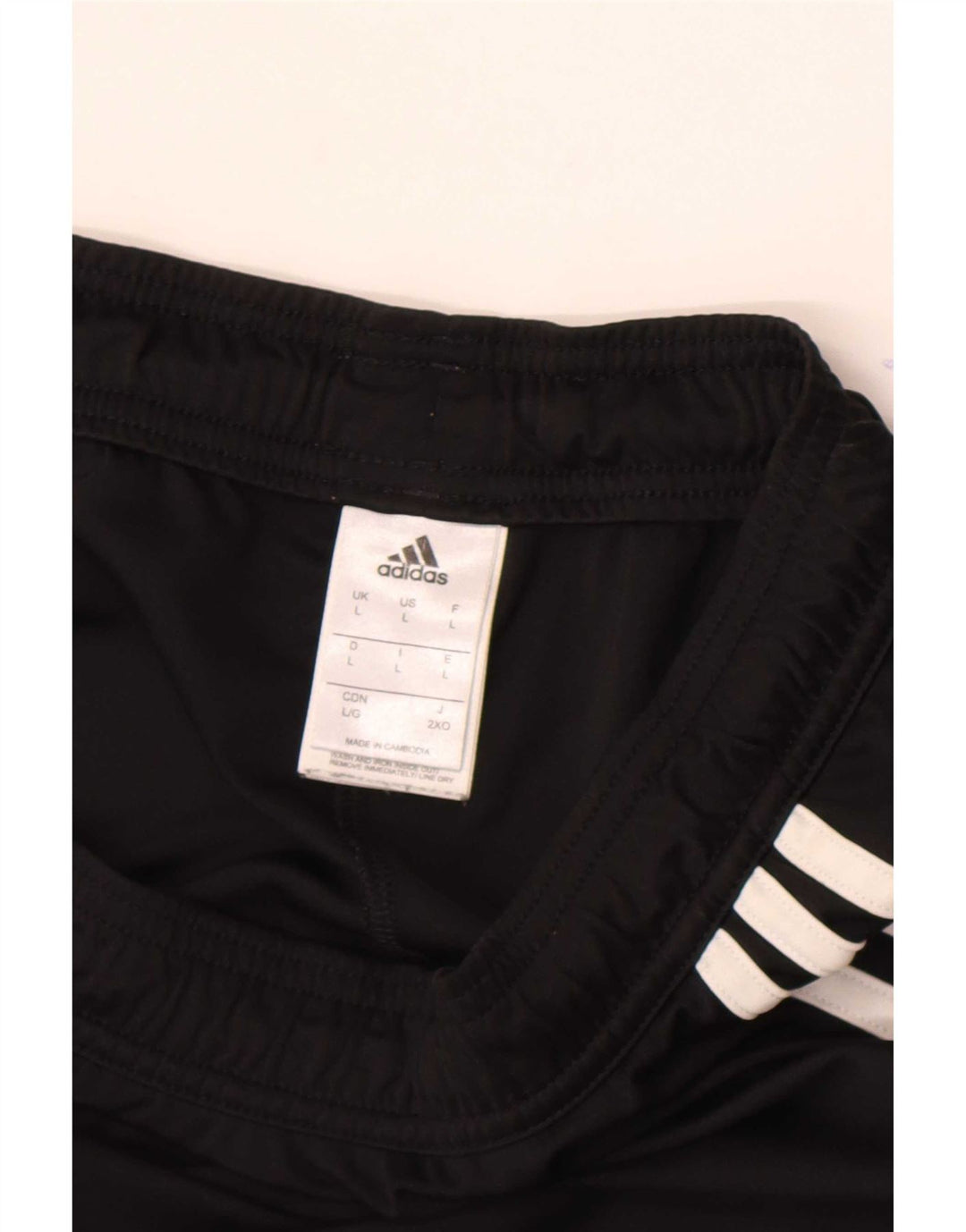 Мужские спортивные шорты Adidas Climalite, большие черные из полиэстера