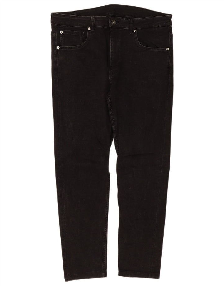 Мужские джинсы Zara Slim EU 46 XL W36 L28 черные