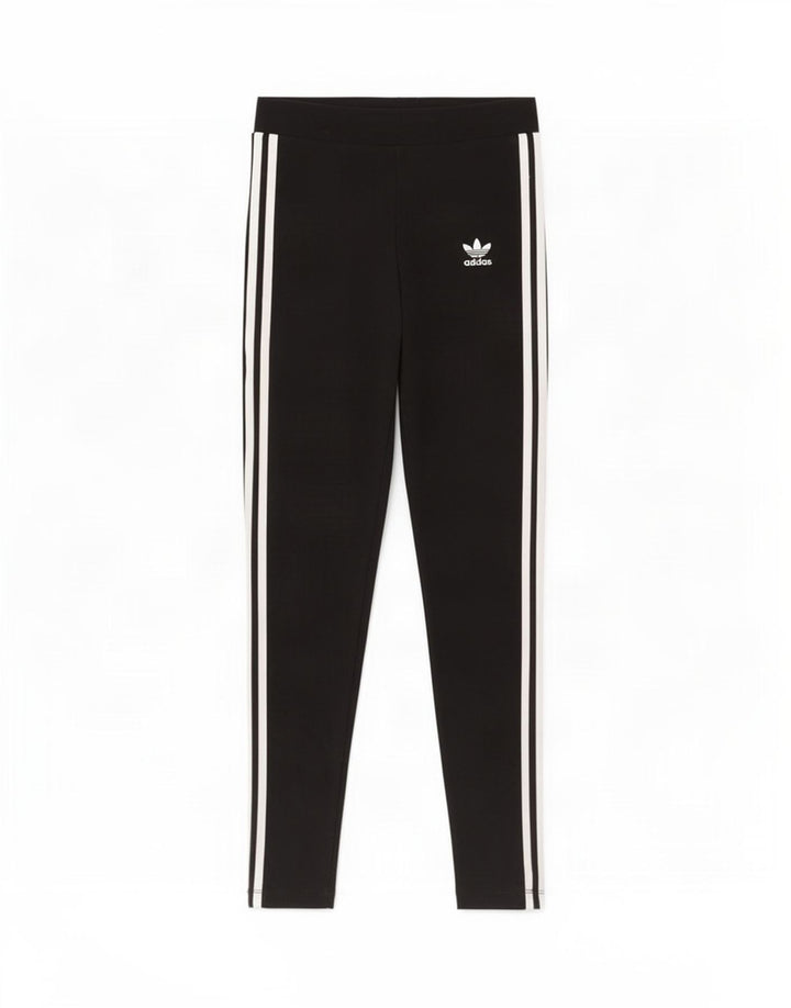 Женские леггинсы Adidas UK 8, маленькие черные хлопковые