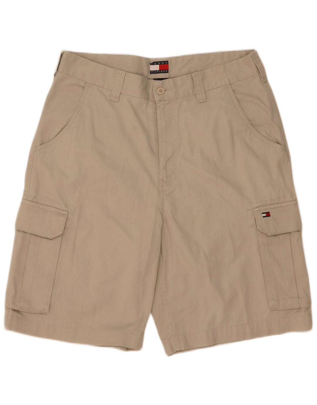 Мужские шорты карго Tommy Hilfiger W34, большие, бежевые, хлопок
