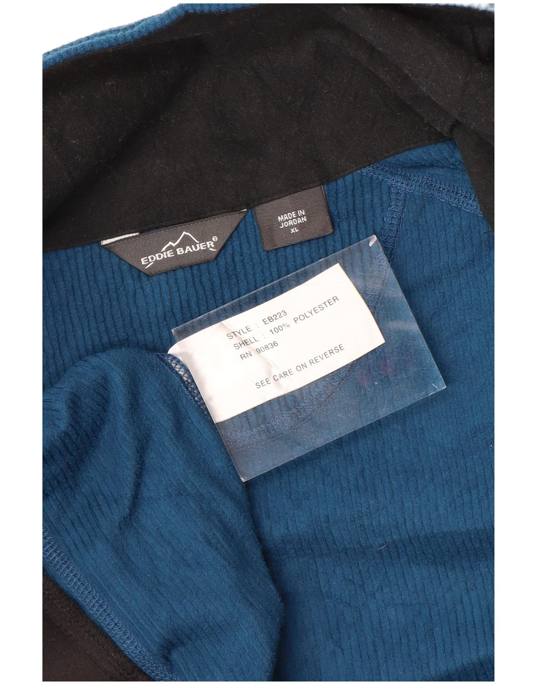 Женская флисовая куртка EDDIE BAUER UK 18 XL, синяя, полиэстер