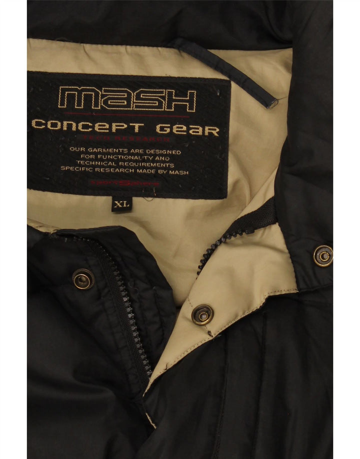 Мужская стеганая куртка с капюшоном Mash UK 42 XL, черная