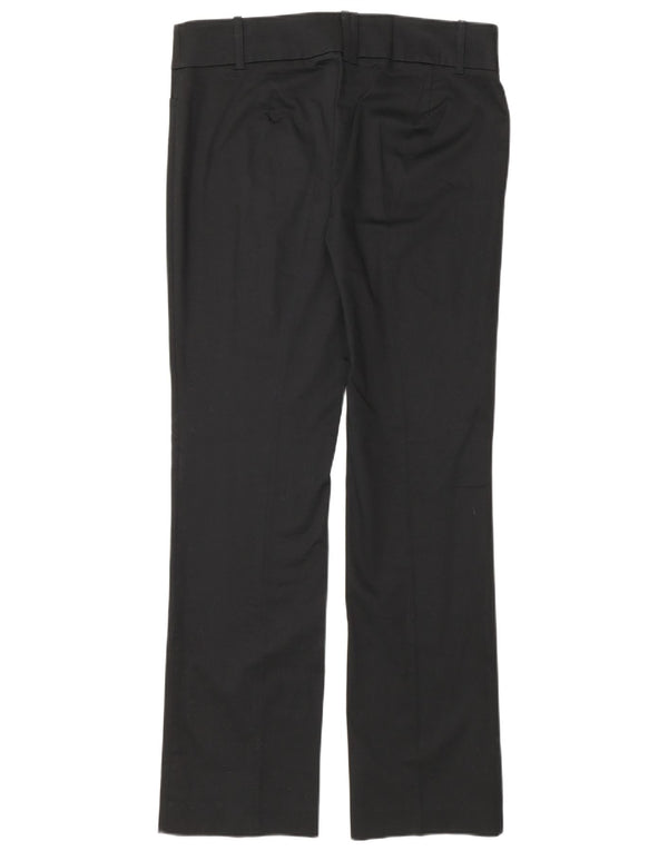 Женские прямые повседневные брюки Zara EU 40 Medium W30 L30, черный хлопок