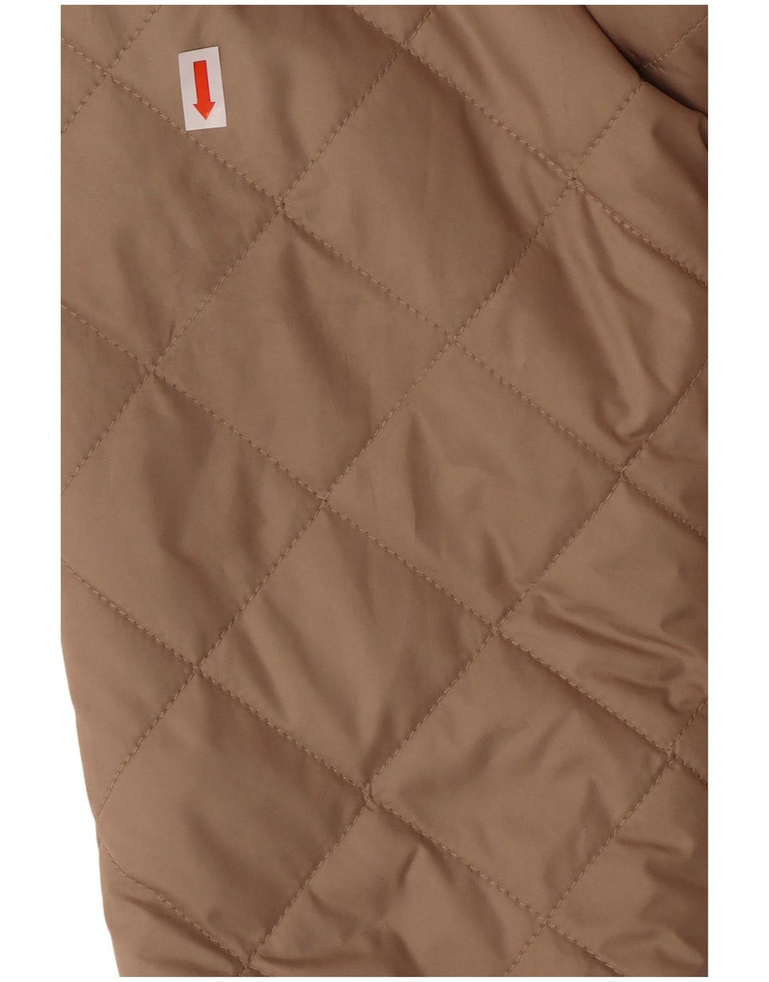 HOLLISTER Женская стеганая куртка с капюшоном UK 10, маленькая, бежевый, полиэстер