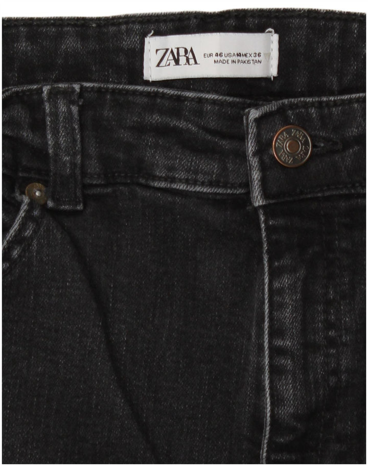 Женские узкие джинсы Zara EU 46 2XL W36 L28 черные