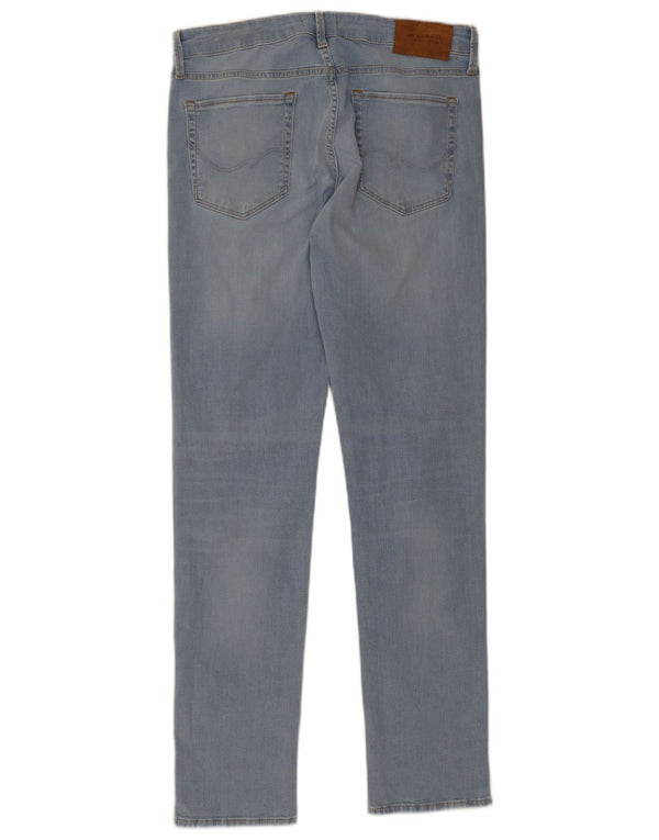 Мужские джинсы скинни Jack & Jones W34 L32 синие, хлопок