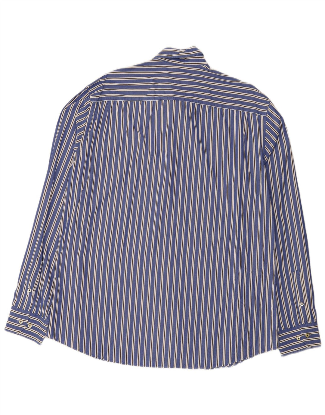 Рубашка Мужская Massimo Dutti 2XL Синяя Полосатая