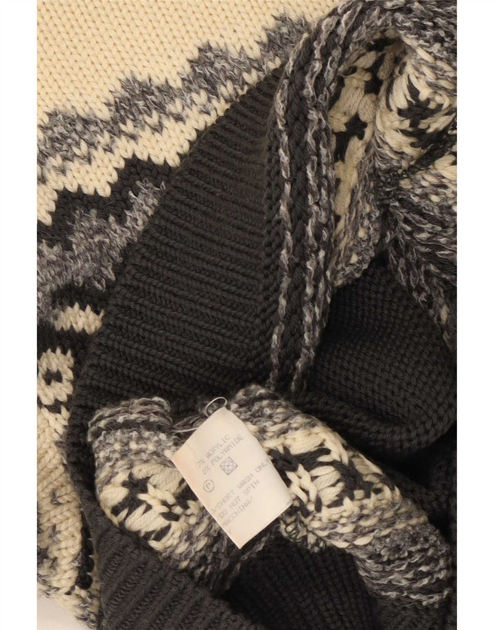 Мужской джемпер с круглым вырезом Silvy IT 48 Medium Multicolored Fair Isle